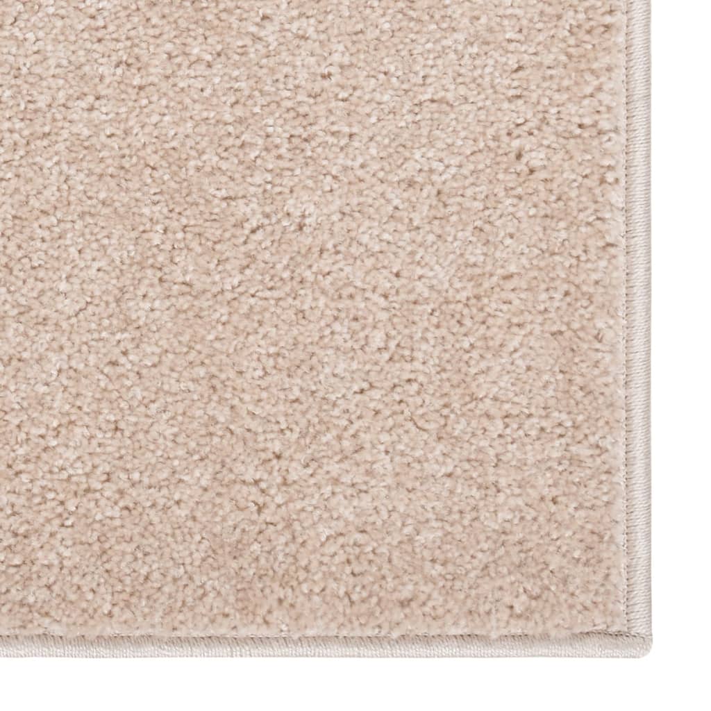 vidaXL Rug Short Pile 160x230 cm Dark Beige