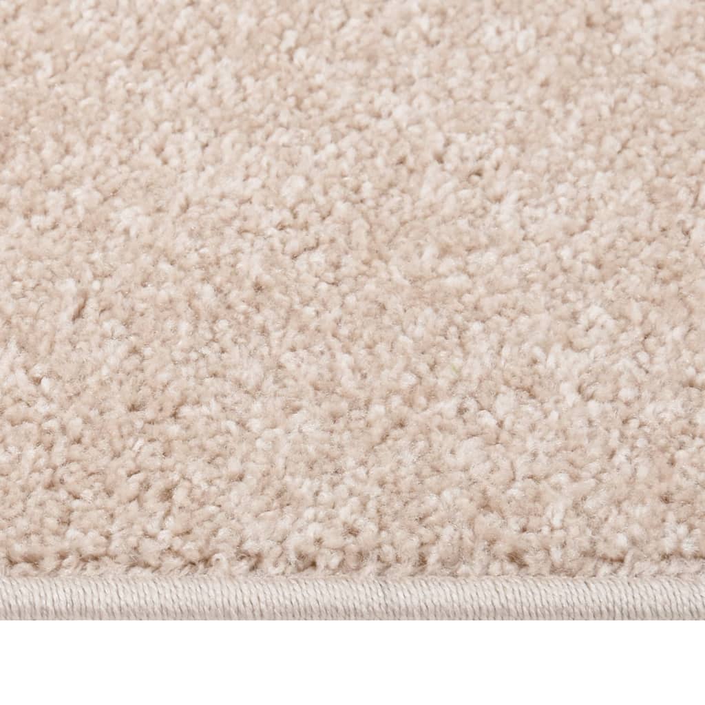 vidaXL Rug Short Pile 160x230 cm Dark Beige