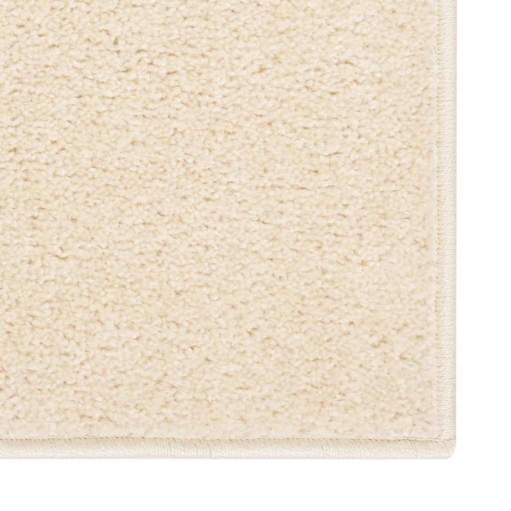 vidaXL Rug Short Pile 120x170 cm Cream