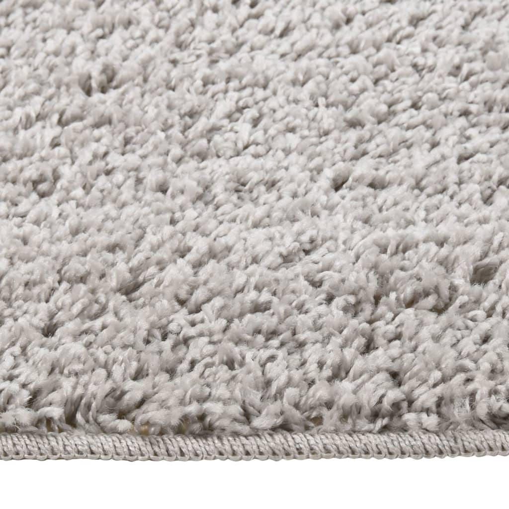 Shaggy Rug Light Grey 120x170 cm Anti Slip