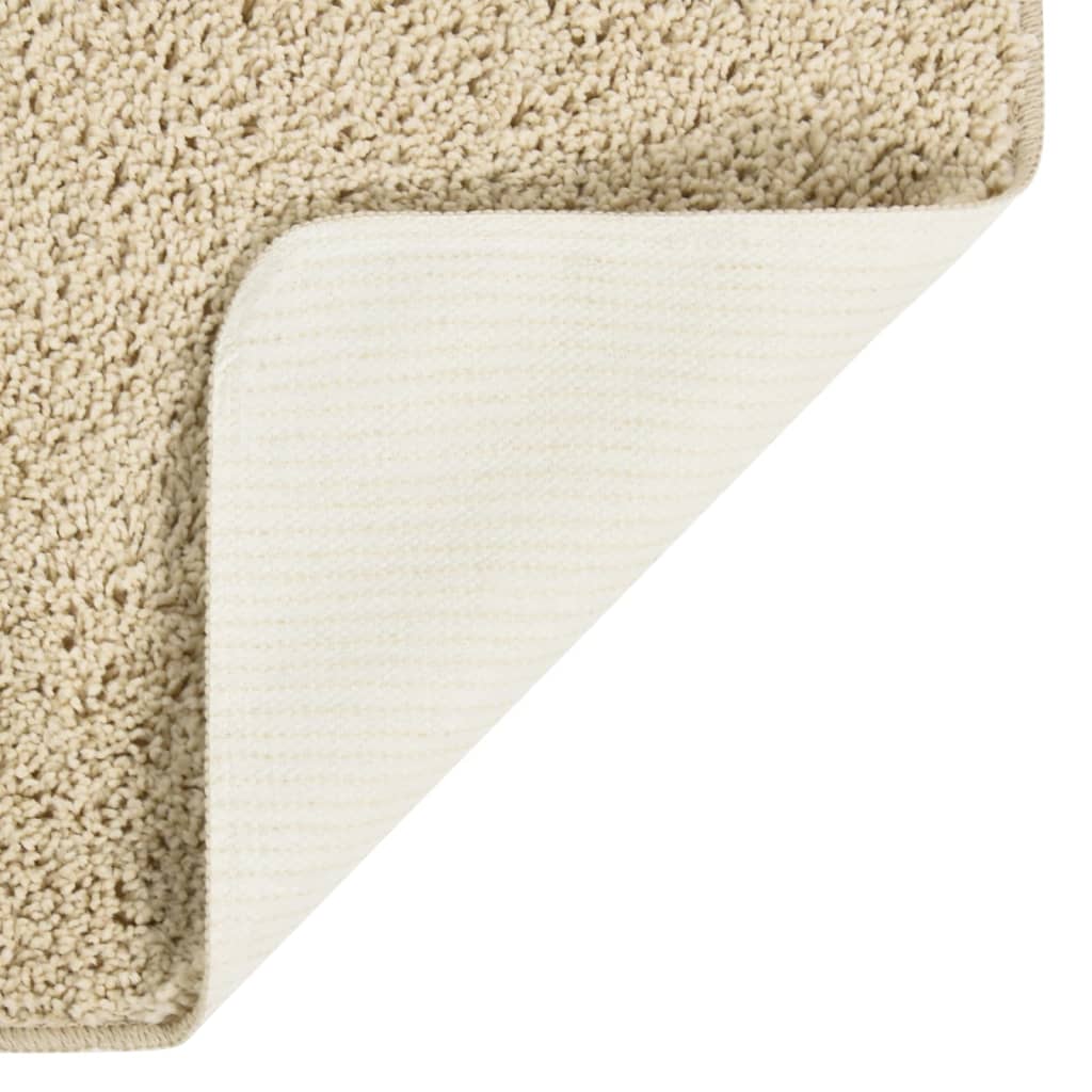 Shaggy Rug Cream 160x230 cm Anti Slip