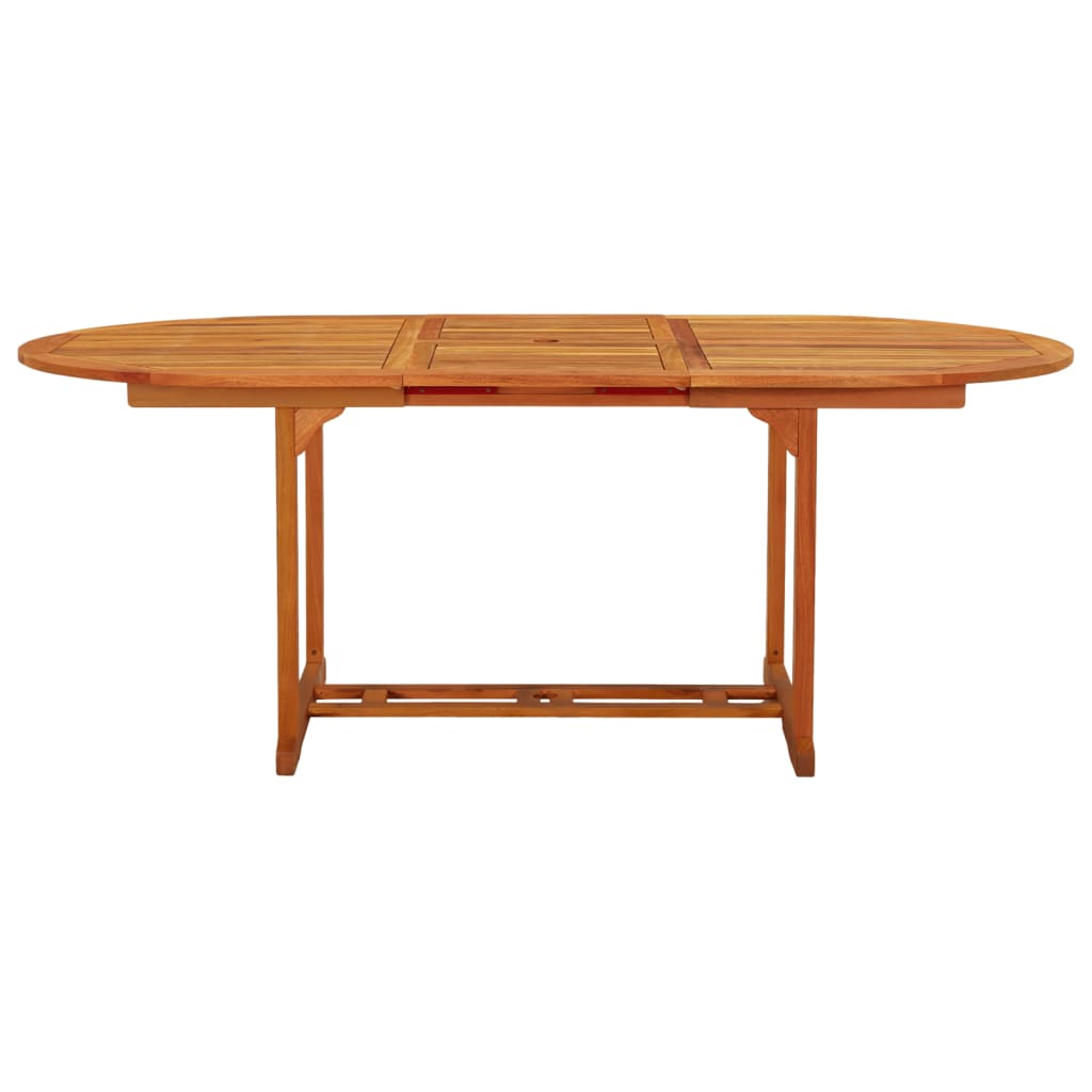 vidaXL Garden Table 200x100x75 cm Solid Wood Eucalyptus