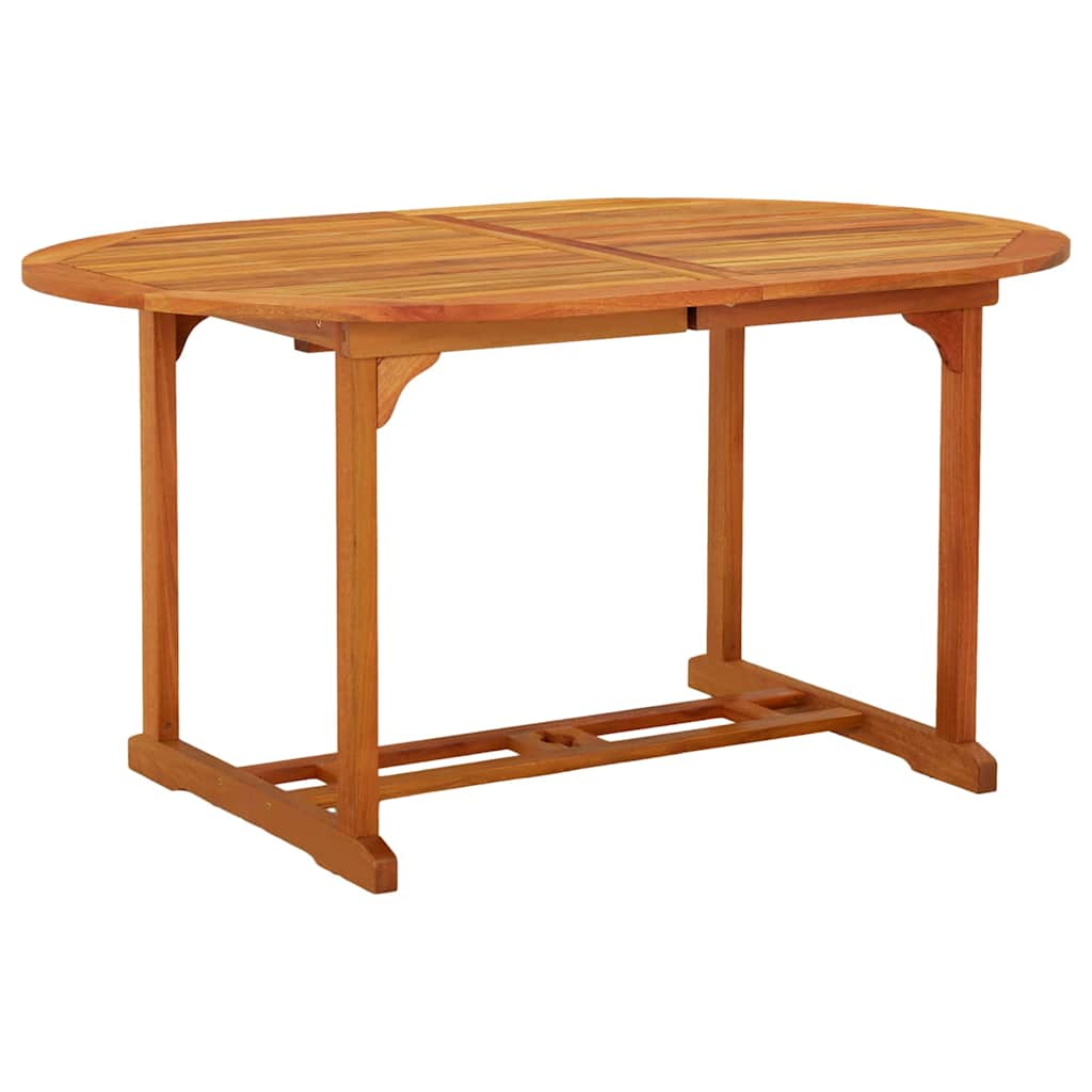 316068 vidaXL Garden Table 200x100x75 cm Solid Wood Eucalyptus
