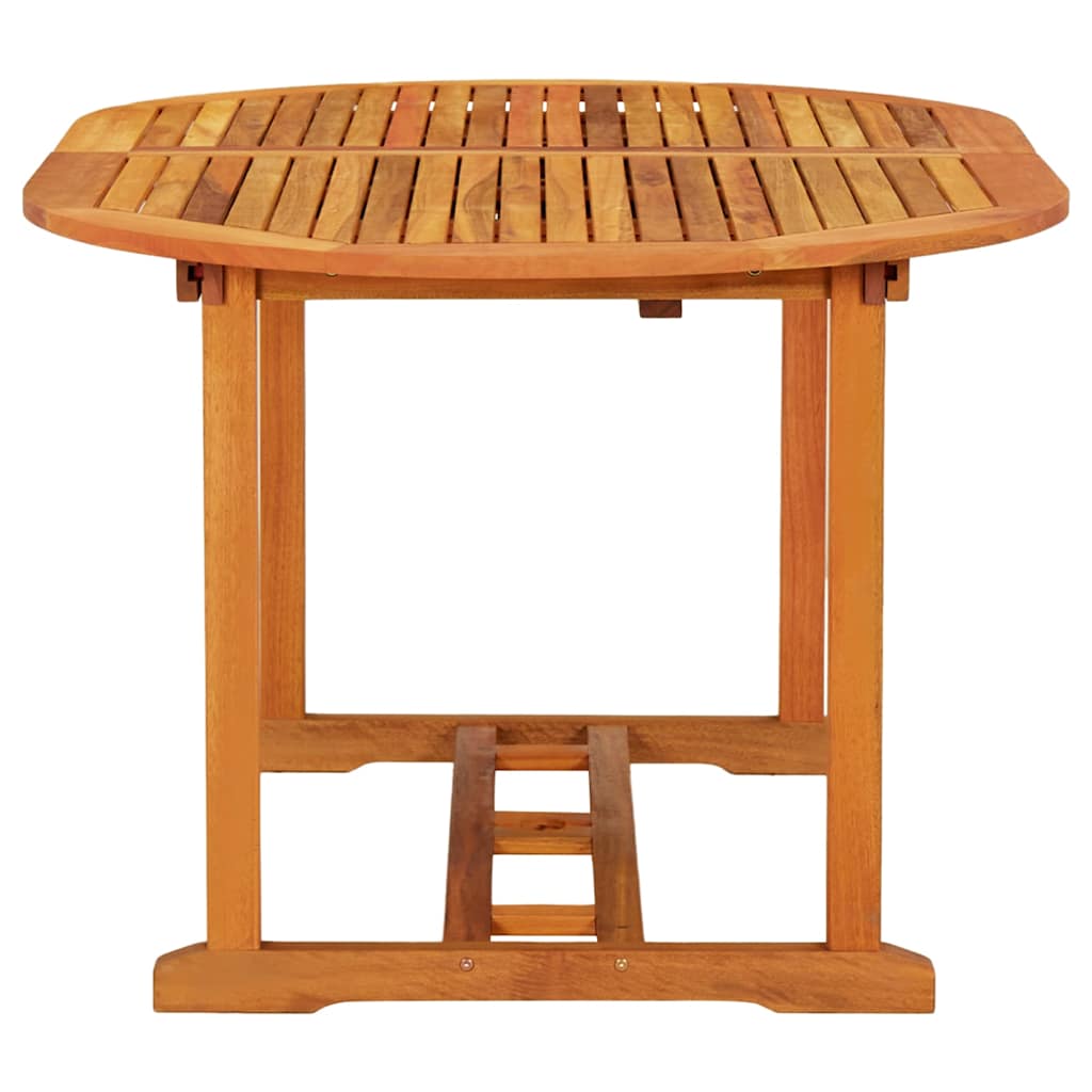 316068 vidaXL Garden Table 200x100x75 cm Solid Wood Eucalyptus