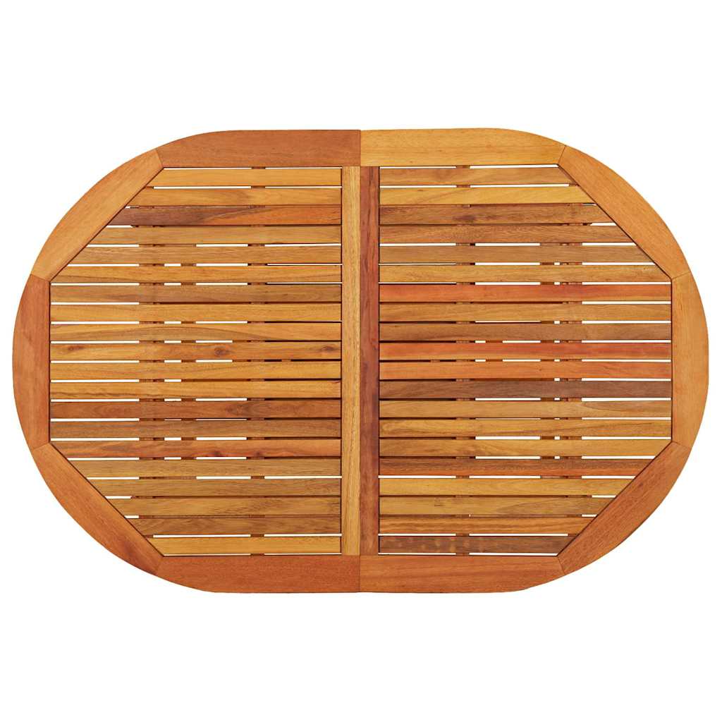 316068 vidaXL Garden Table 200x100x75 cm Solid Wood Eucalyptus