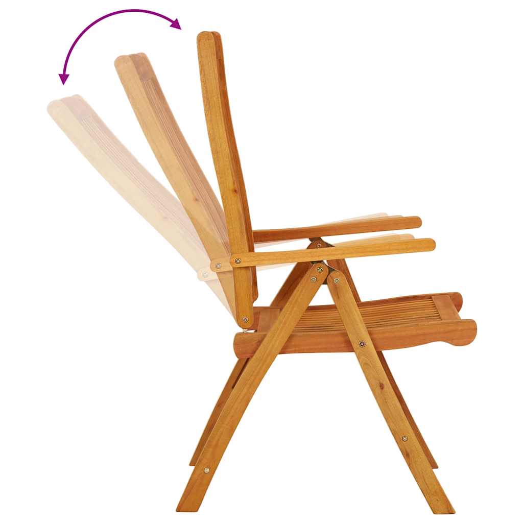 Garden Chair | Set of 2 | Natural Eucalyptus