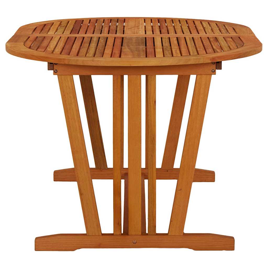 316072 vidaXL Garden Table 200x100x75 cm Solid Wood Eucalyptus