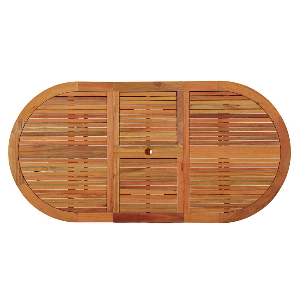 316072 vidaXL Garden Table 200x100x75 cm Solid Wood Eucalyptus