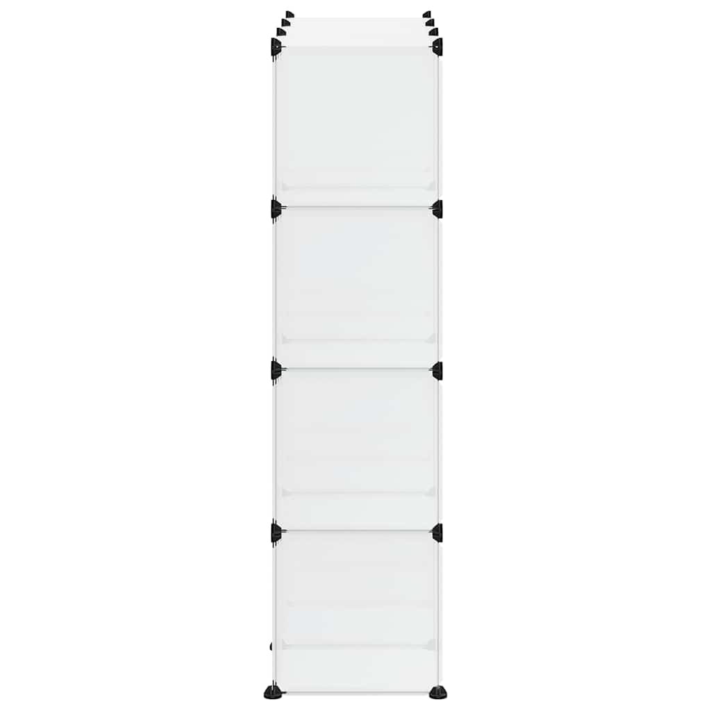 Storage Cube Organiser | Transparent | PP Plastic, Steel | Large