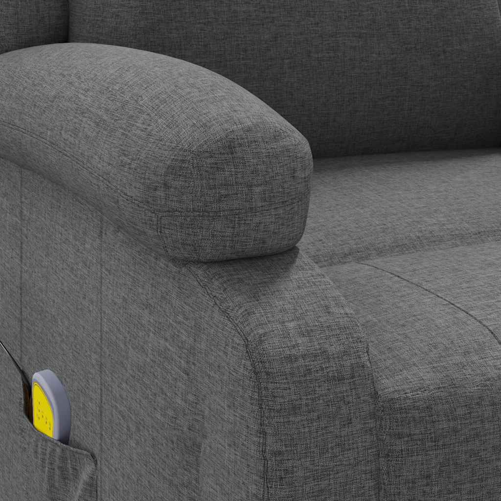 Massage Chair Dark Grey Fabric