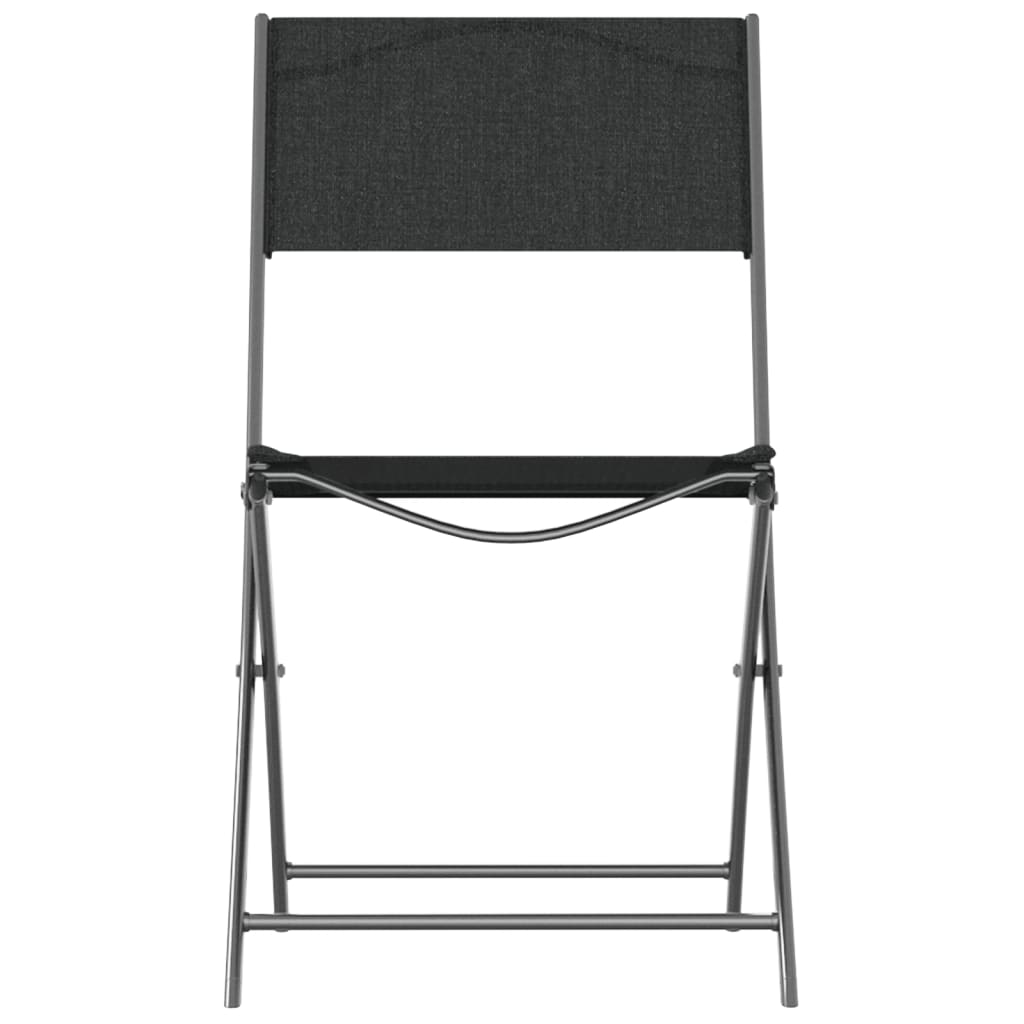 Folding Outdoor Chair | Set of 2 | Black