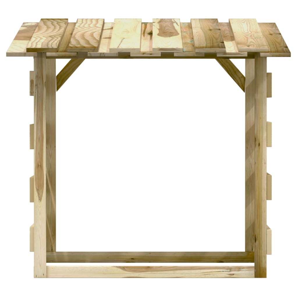 vidaXL Pergolas with Roofs 2 pcs 100x90x100 cm Impregnated Pinewood