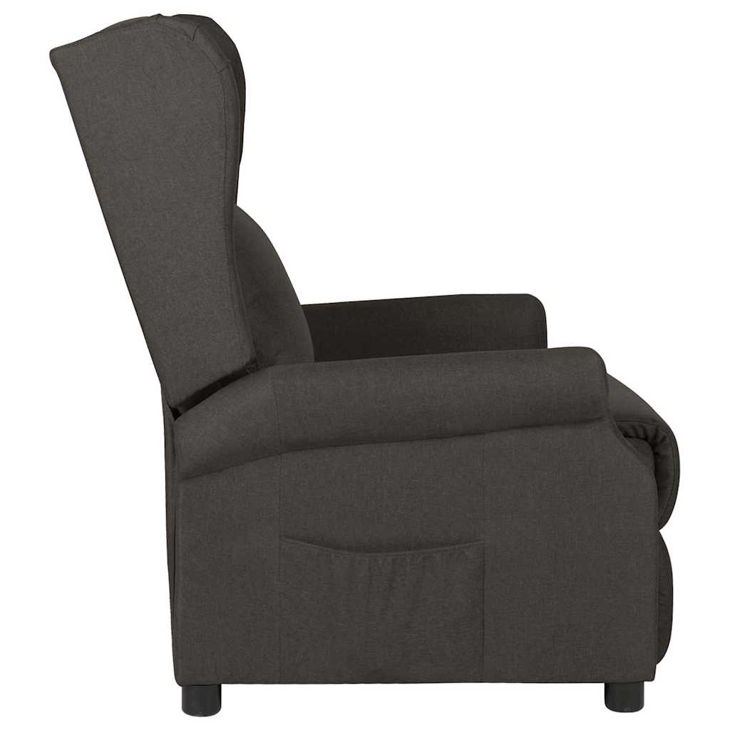 Recliner Chair Taupe Fabric