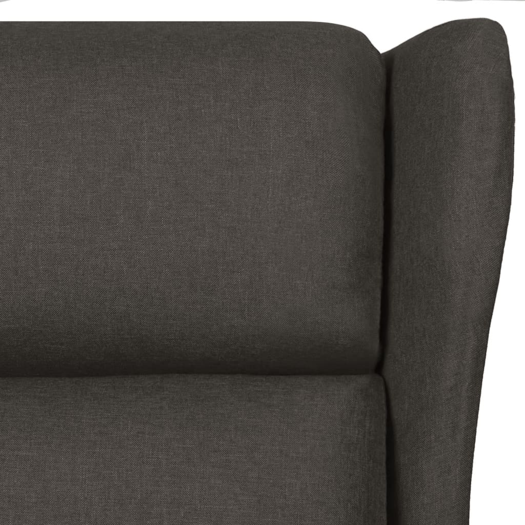 Recliner Chair Taupe Fabric