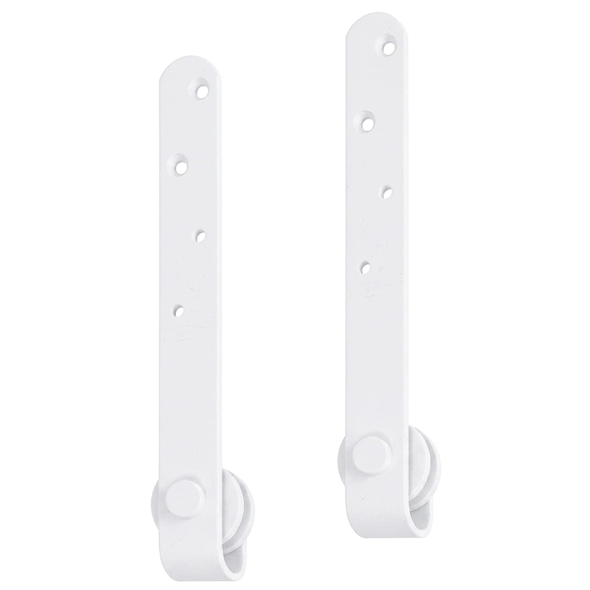 Mini Sliding Cabinet Door Kit Carbon Steel White 183 cm
