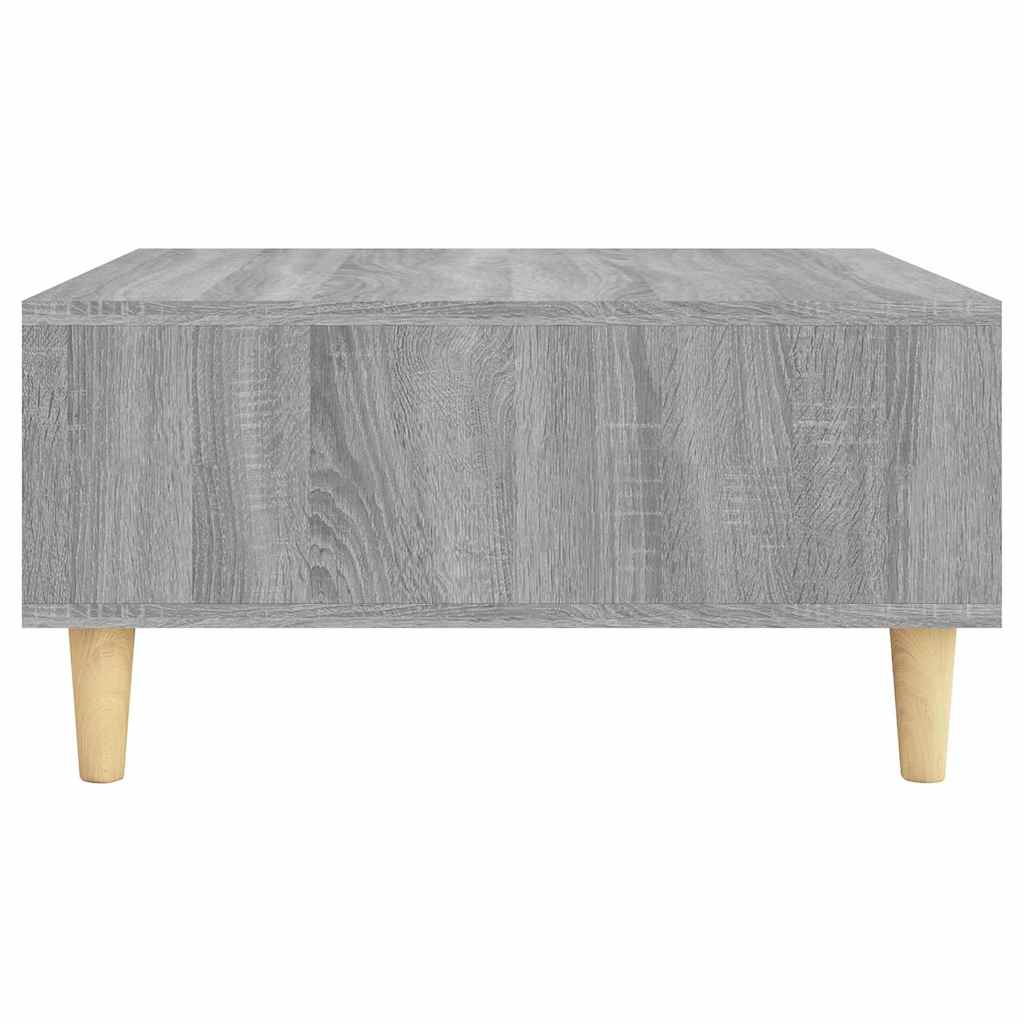 813165 vidaXL Coffee Table Grey Sonoma 60x60x30 cm Engineered Wood