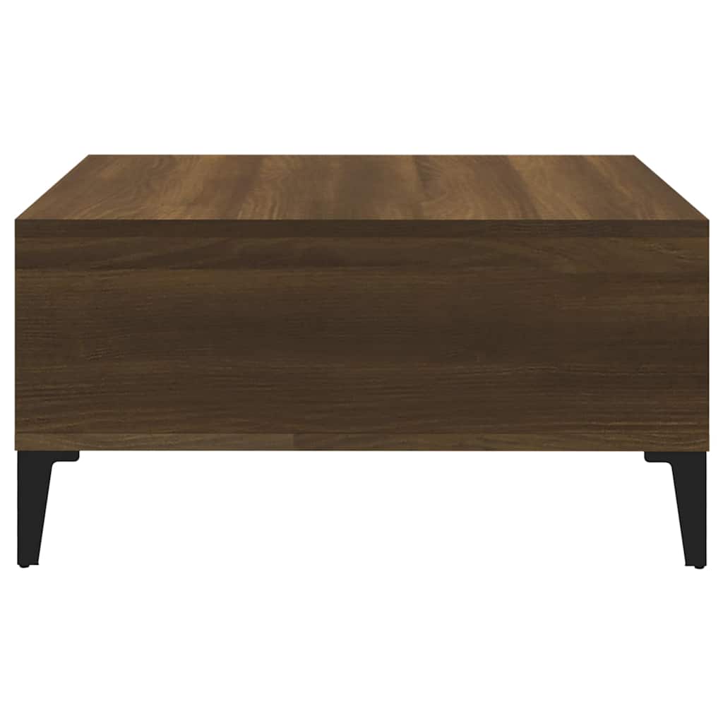 813169 vidaXL Coffee Table Brown Oak 60x60x30 cm Engineered Wood