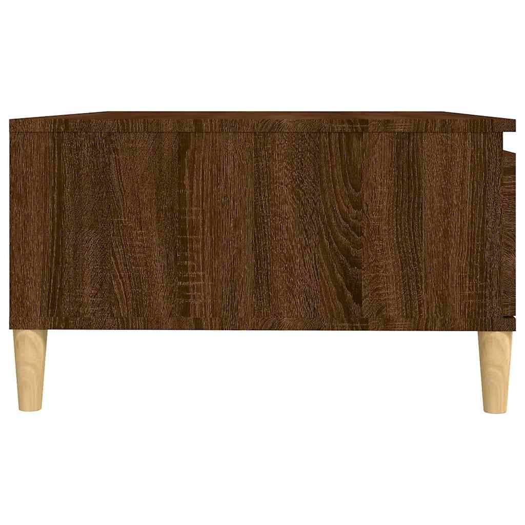 Coffee Table Brown Oak 90x60x35 cm Engineered Wood
