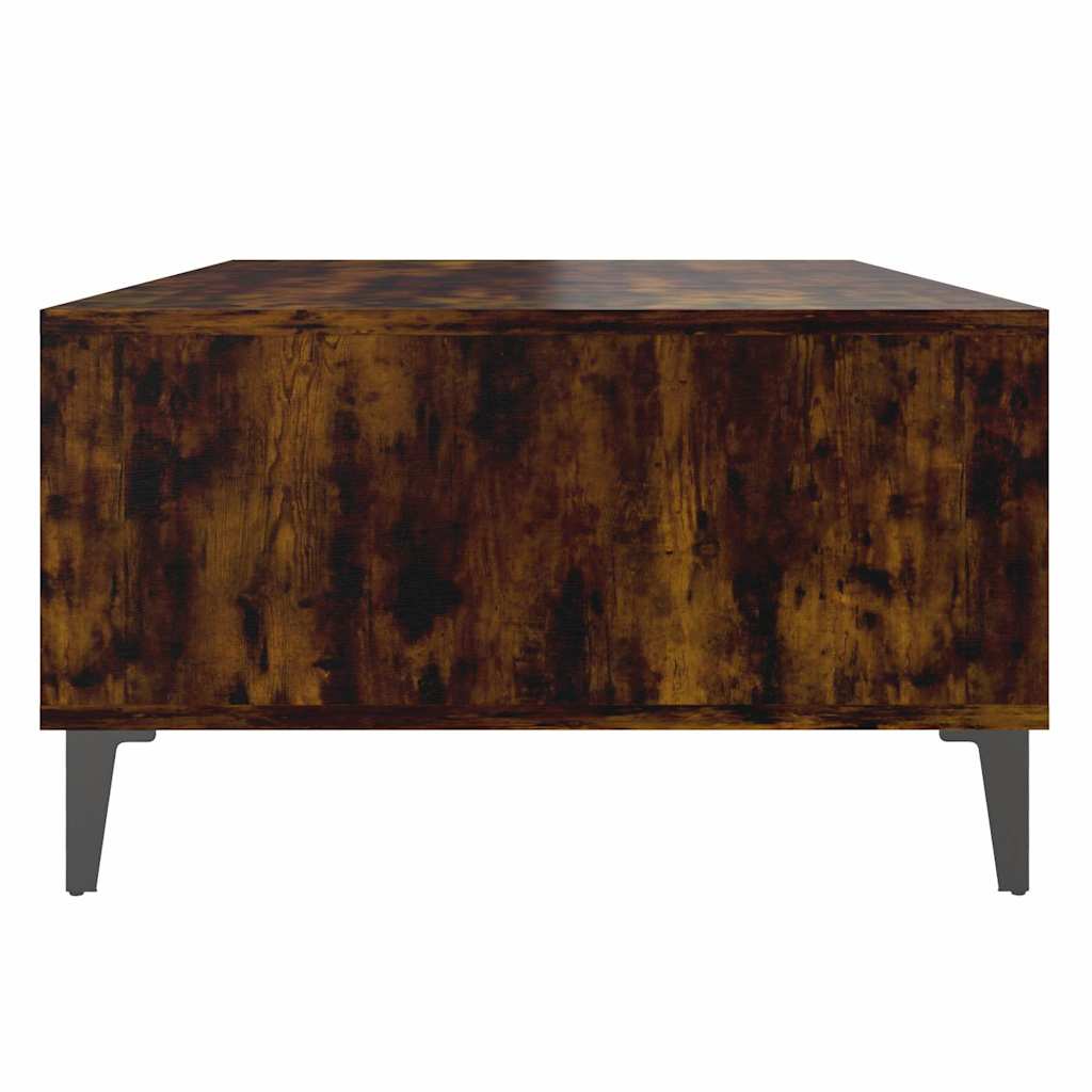 813179 vidaXL Coffee Table Smoked Oak 103,5x60x35 cm Engineered Wood