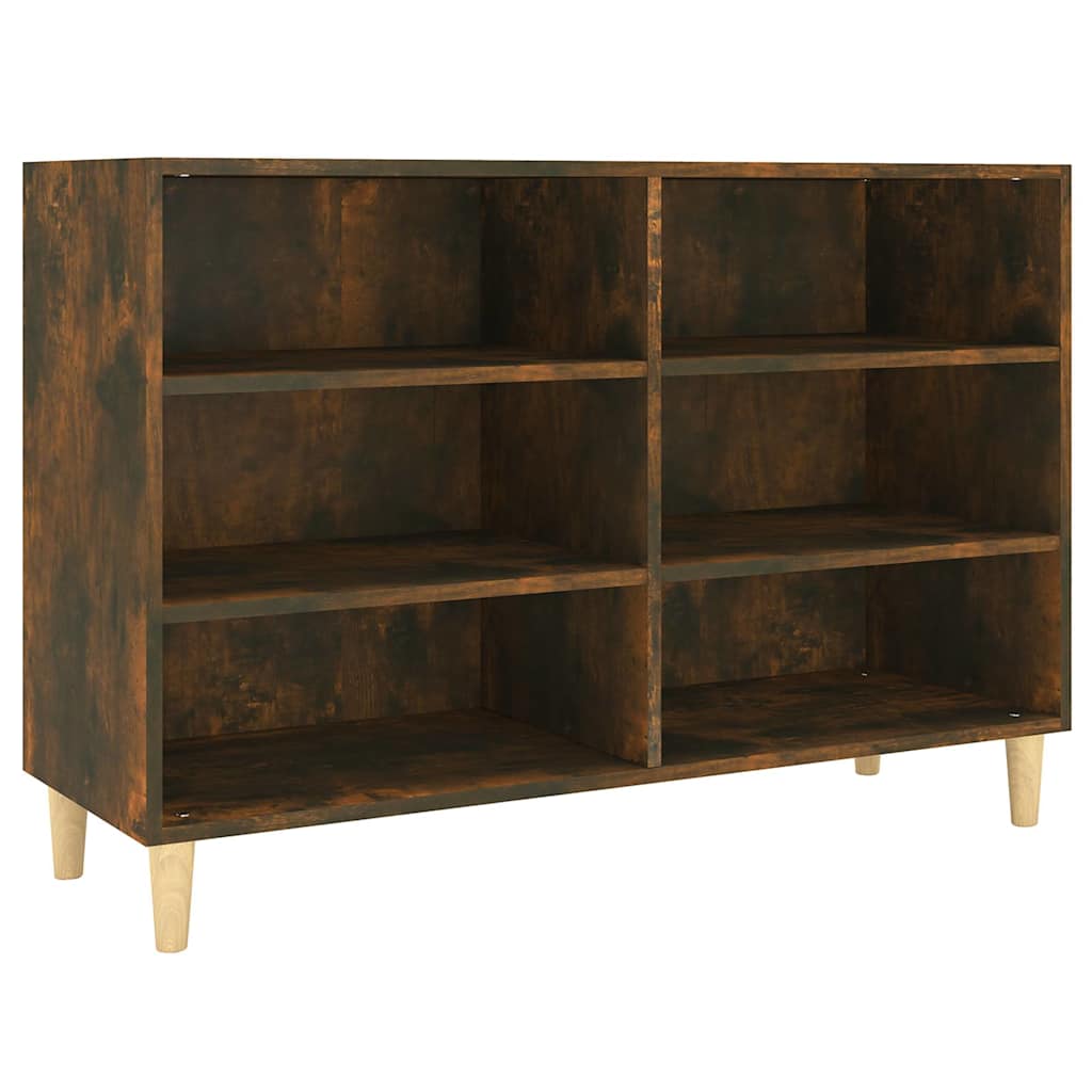 Sideboard Smoked Oak 103,5x35x70 cm Engineered Wood
