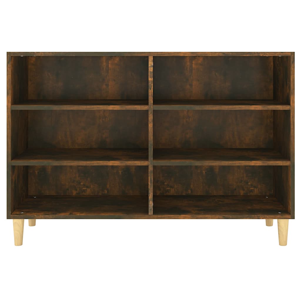Sideboard Smoked Oak 103,5x35x70 cm Engineered Wood