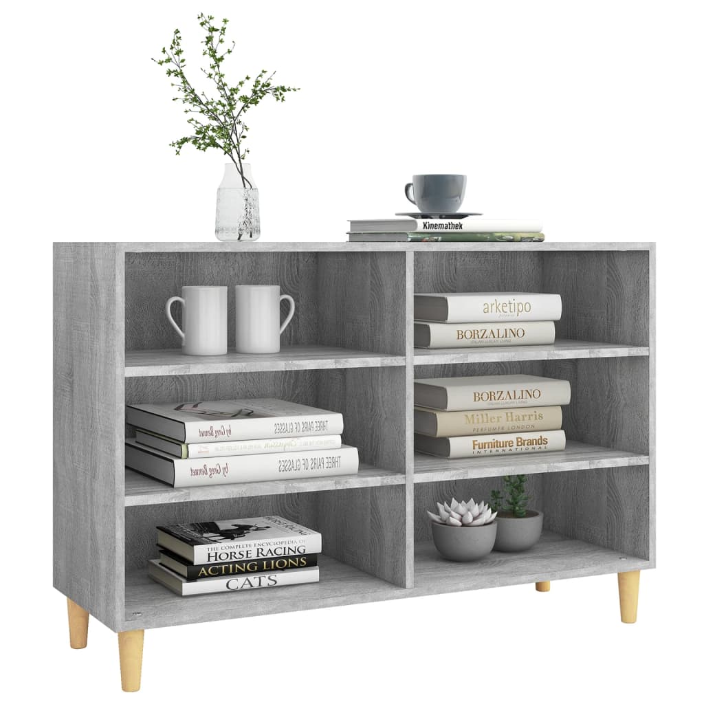 Sideboard Grey Sonoma 103.5x35x70 cm Engineered Wood