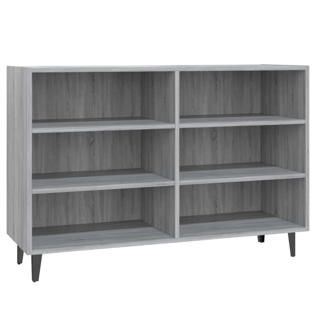 vidaXL Sideboard Grey Sonoma 103.5x35x70 cm Engineered Wood