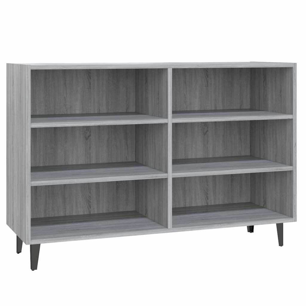 Sideboard Grey Sonoma 103,5x35x70 cm Engineered Wood