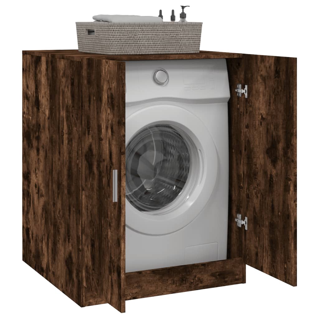 vidaXL Washing Machine Cabinet Smoked Oak 71x71.5x91.5cm