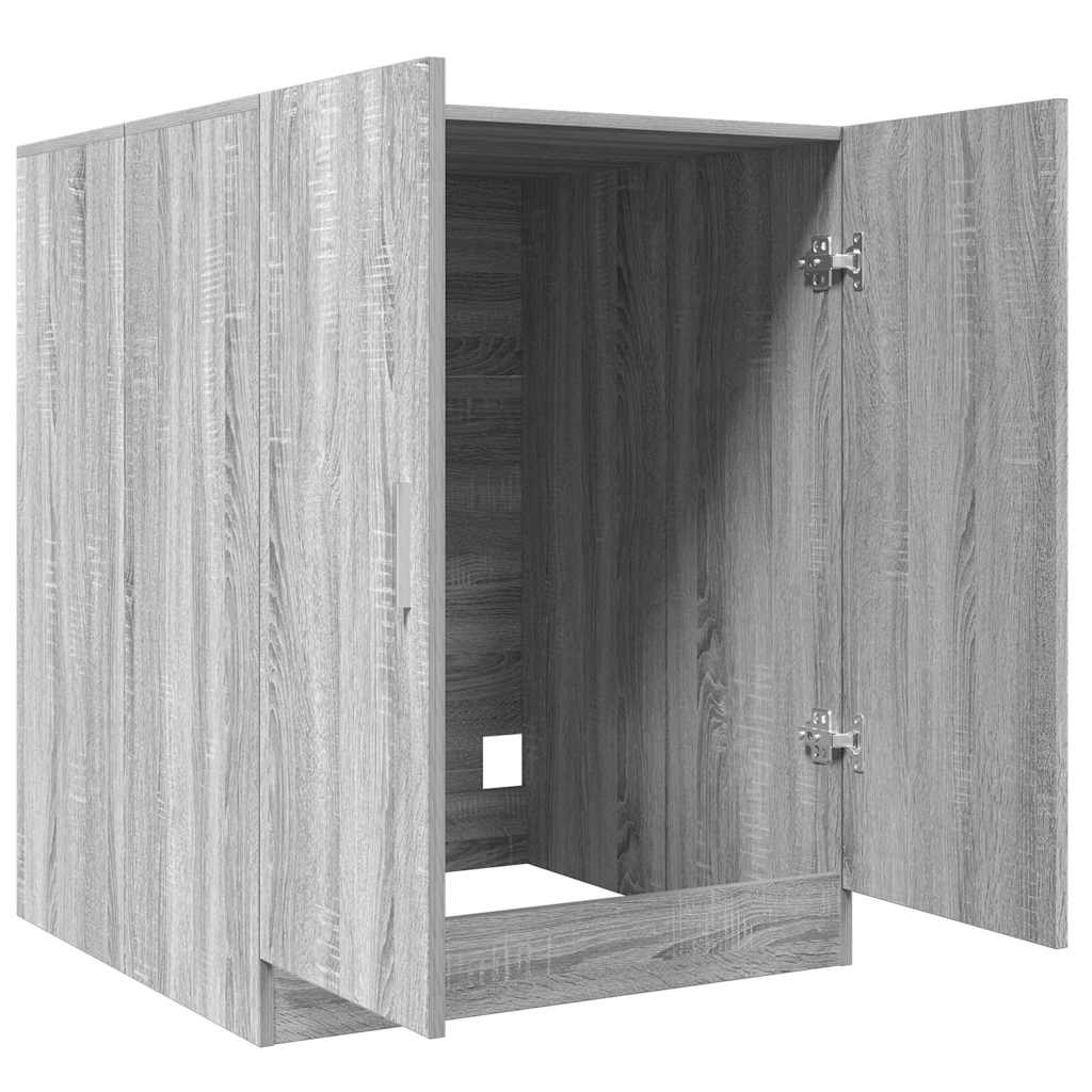 Washing Machine Cabinet Grey sonoma 71x71,5x91,5cm