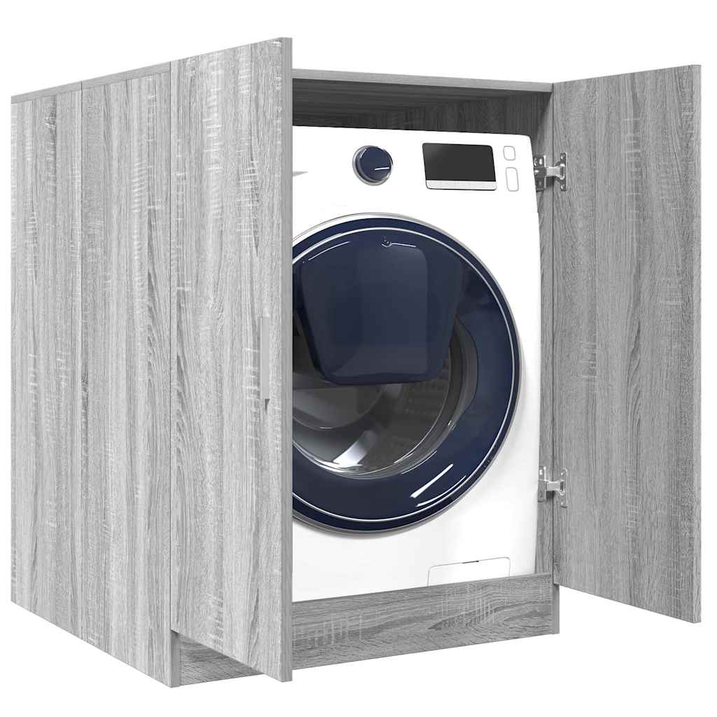 Washing Machine Cabinet Grey sonoma 71x71,5x91,5cm