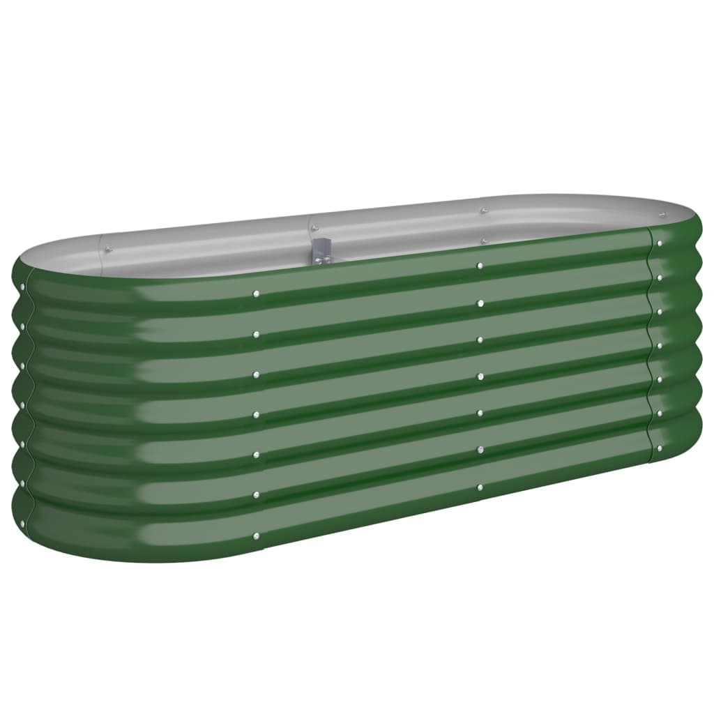 Garden Raised Bed | Green | Powder-coated steel | Medium |  Durable