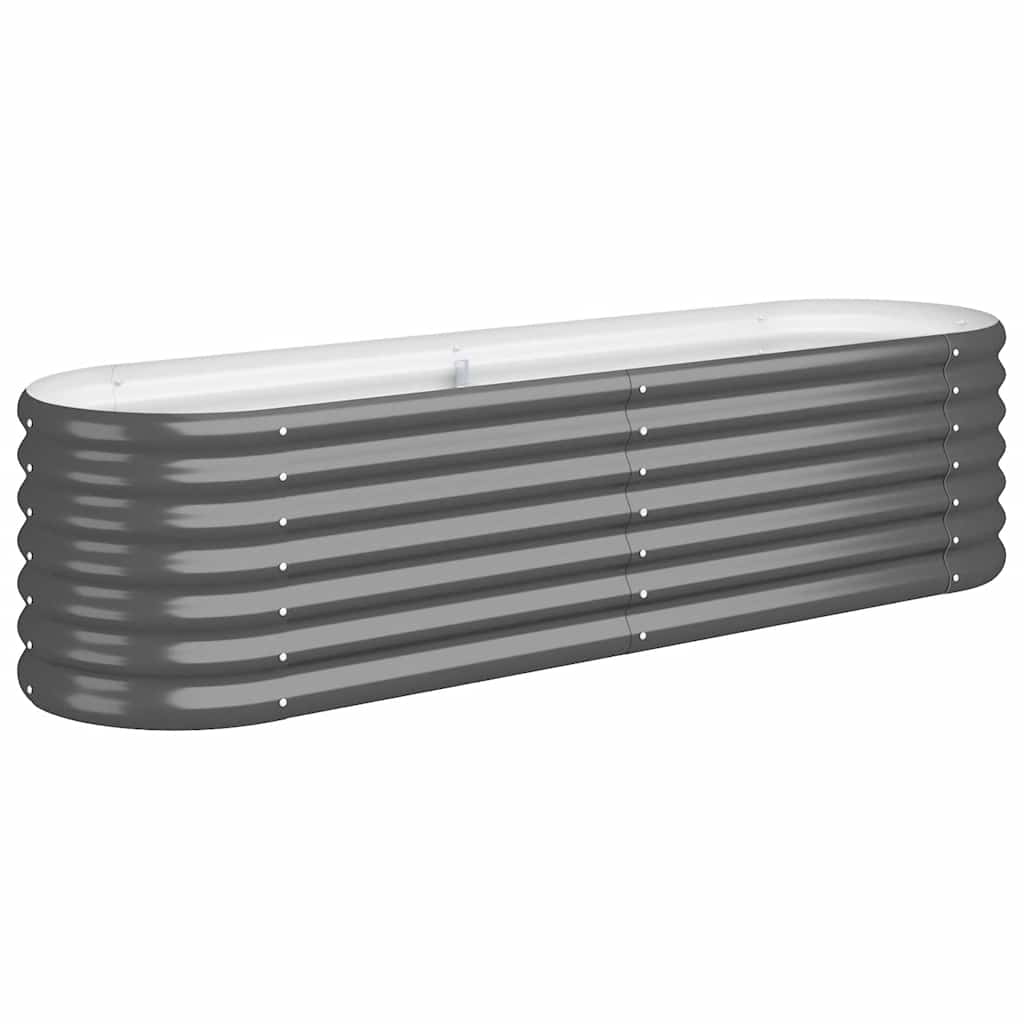 Garden Raised Bed | Anthracite | Powder-coated steel | Large | Durable