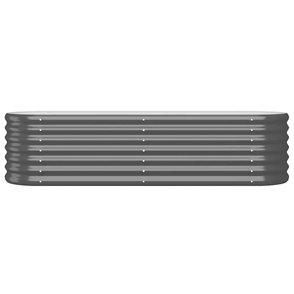 Garden Raised Bed | Anthracite | Powder-coated steel | Large | Durable