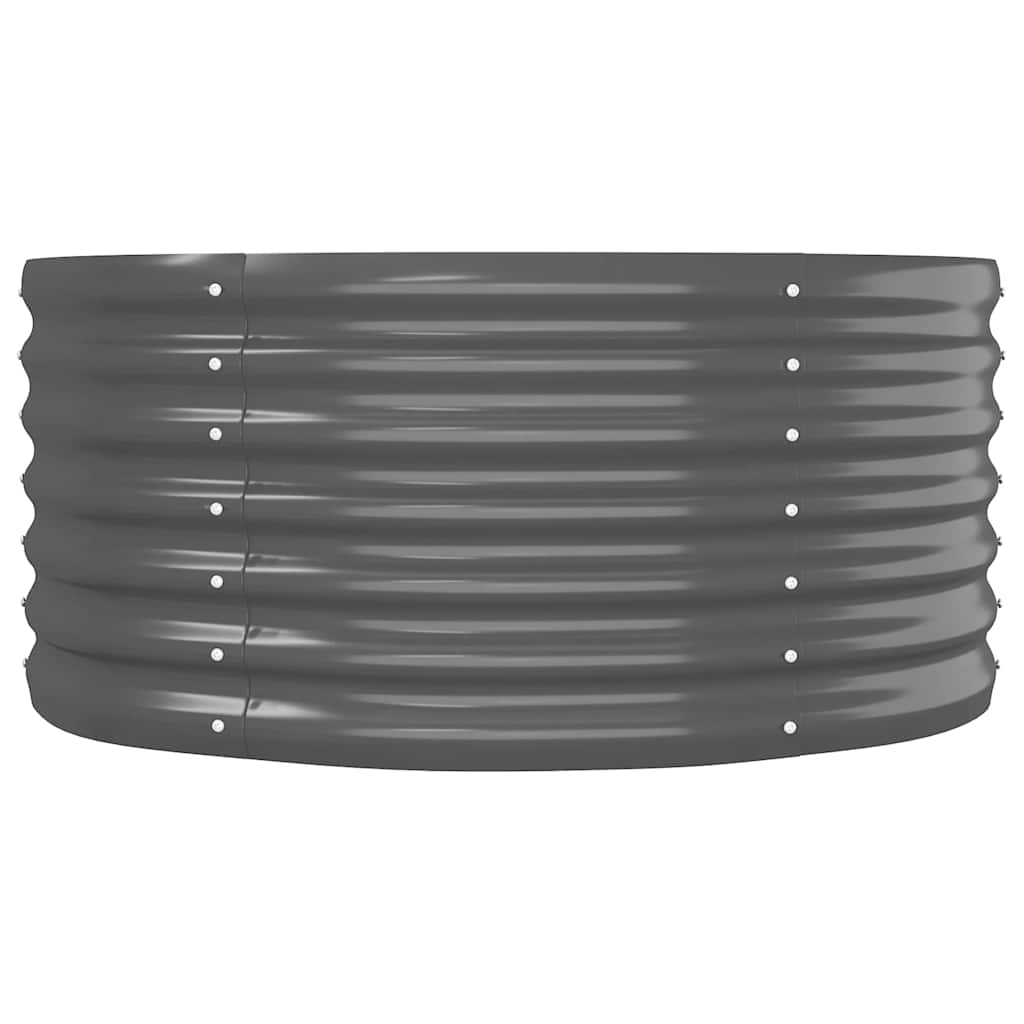 Garden Raised Bed | Anthracite | Powder-coated steel | Large