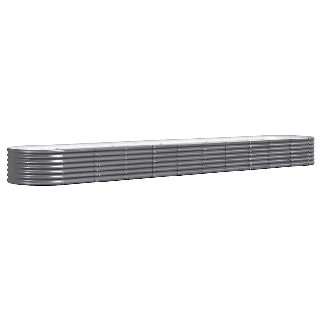 Garden Raised Bed | Anthracite | Powder-coated steel | Large |  Tough