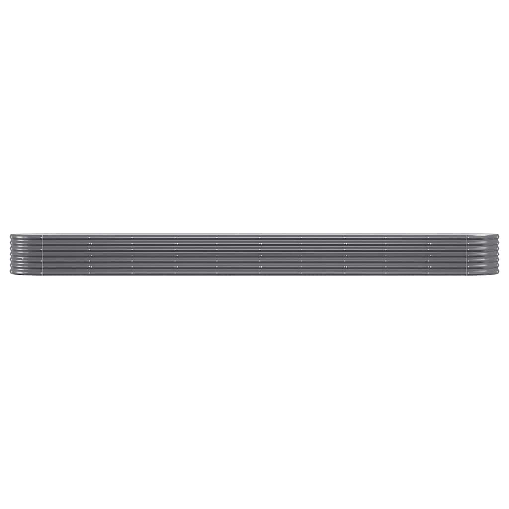 Garden Raised Bed | Anthracite | Powder-coated steel | Large |  Tough