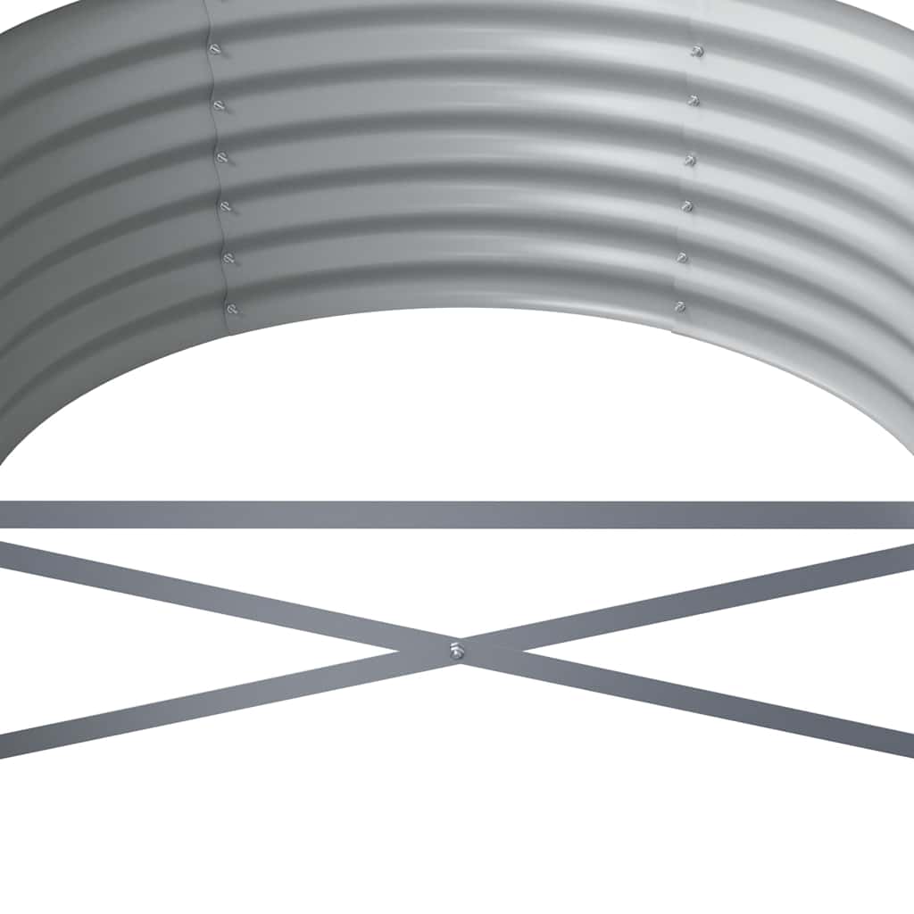 Garden Raised Bed | Anthracite | Powder-coated steel | Large |  Tough