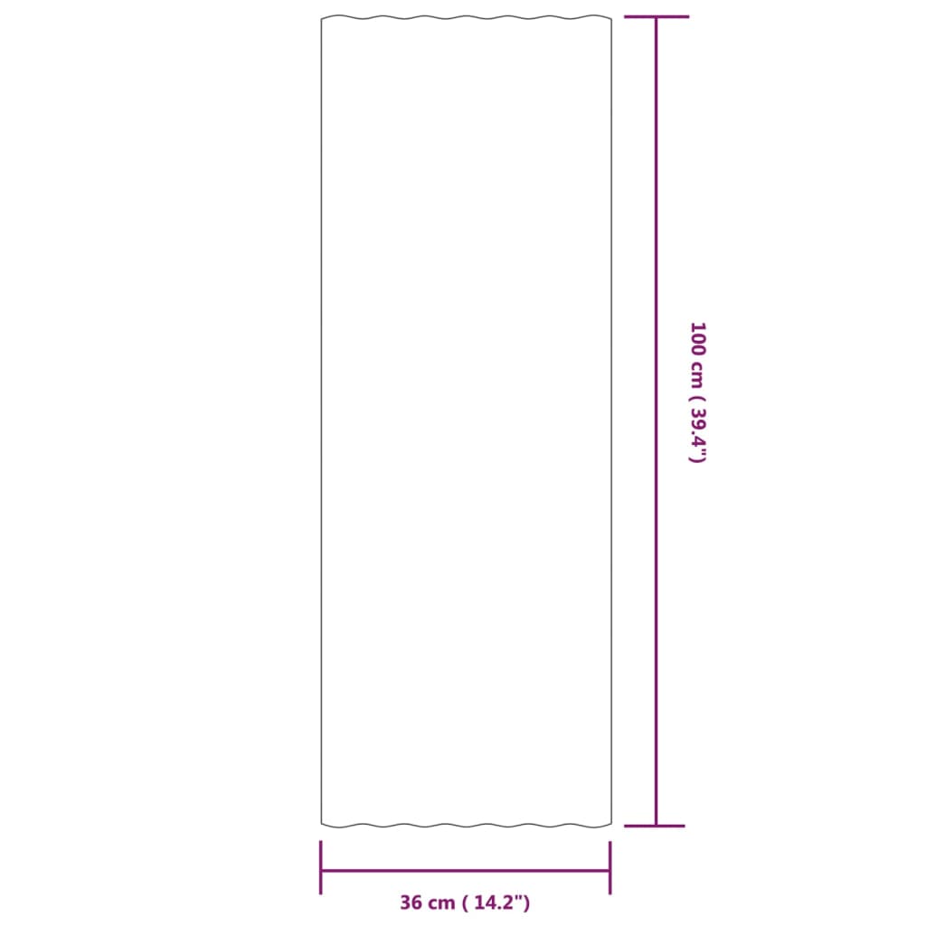 vidaXL Roof Panels 12 pcs Powder-coated Steel Green 100x36 cm