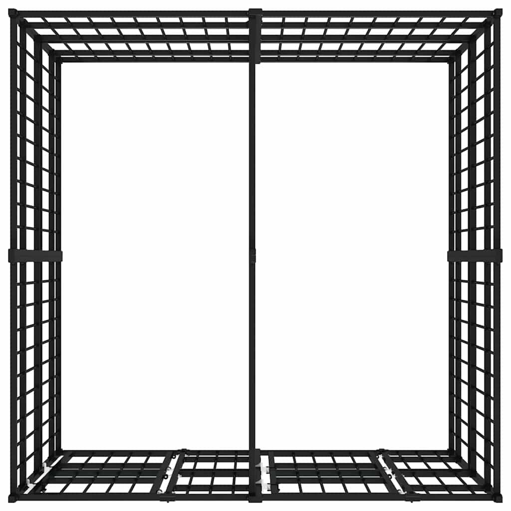 Outdoor Dog Kennel Steel 3.69 m²