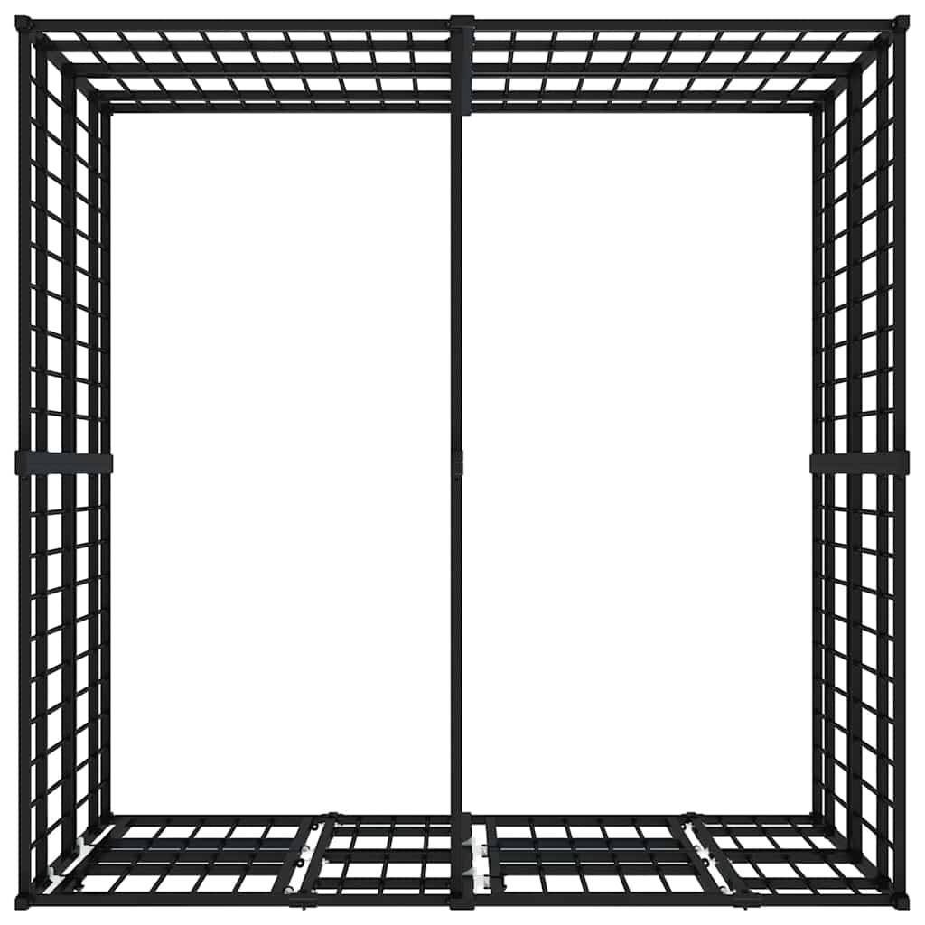 Outdoor Dog Kennel Steel 3.69 m²