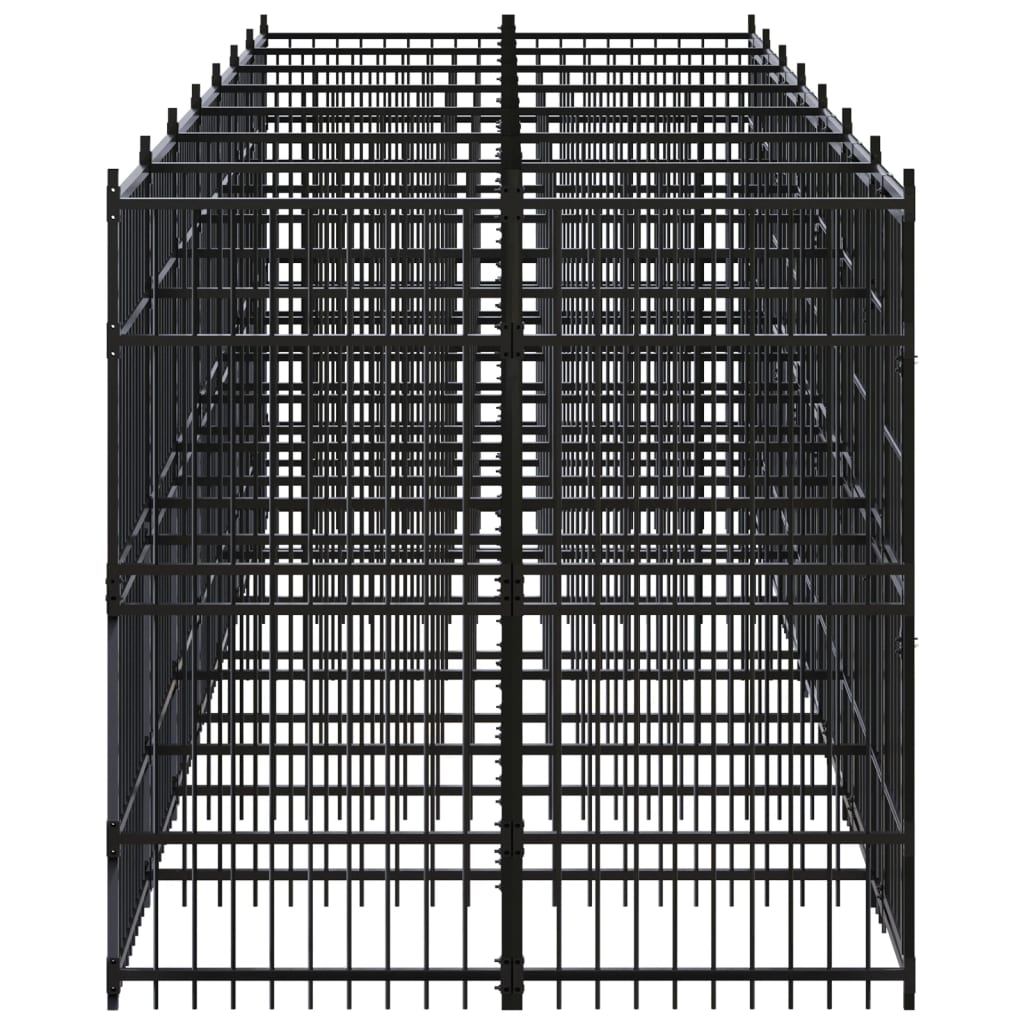 Outdoor Dog Kennel Steel 12.9 m²