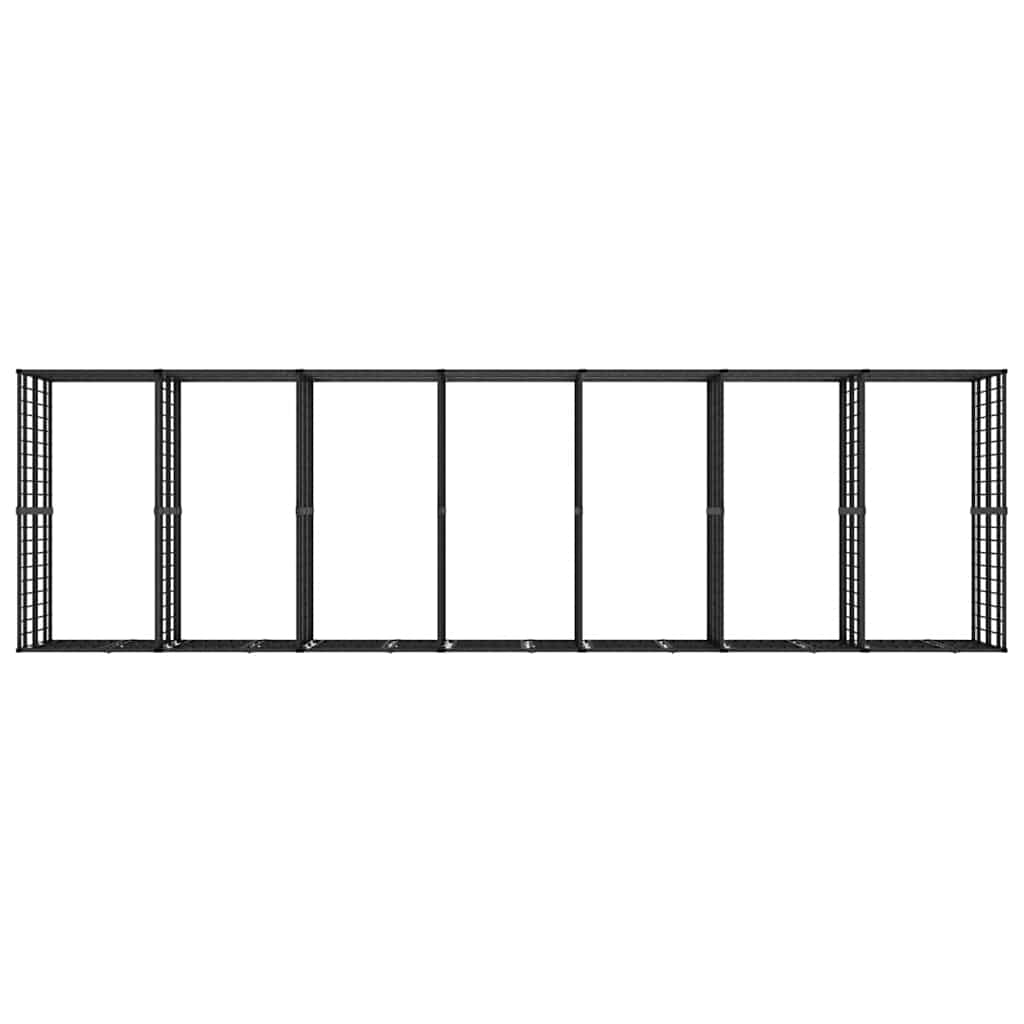 Outdoor Dog Kennel Steel 12.9 m²