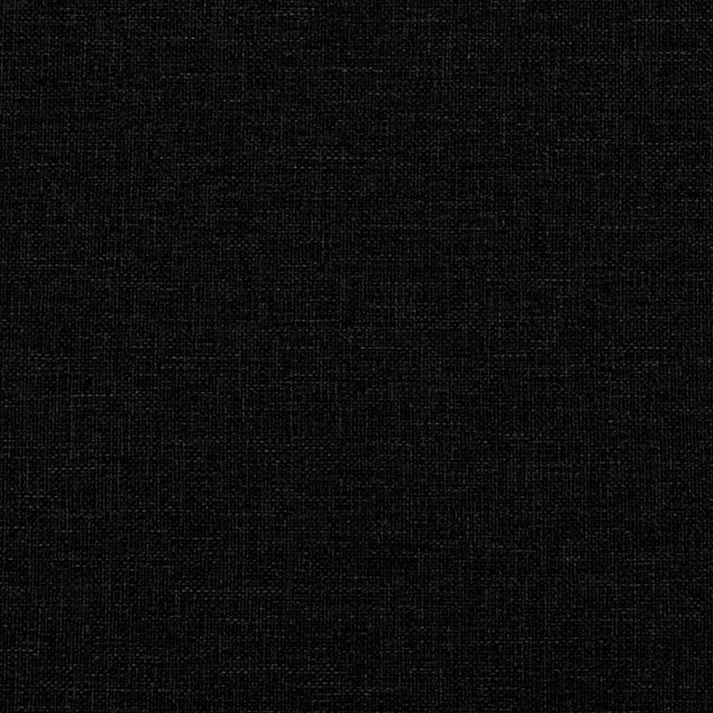 Wing Back Massage Chair Black Fabric