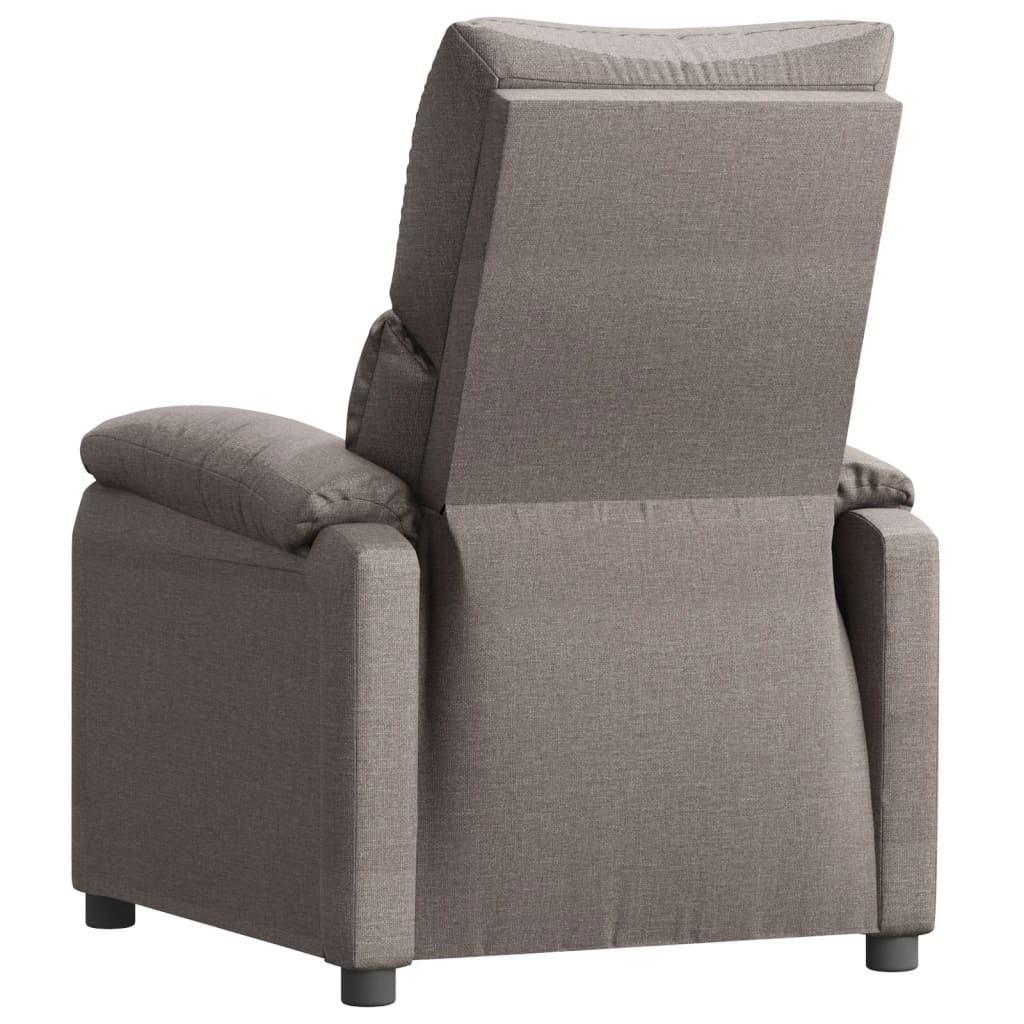 Recliner Chair Taupe Fabric
