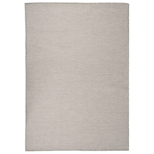 Outdoor Flatweave Rug 160x230 cm Light Grey