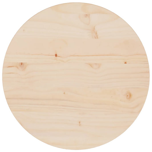 vidaXL Table Top Ø40x2.5 cm Solid Wood Pine