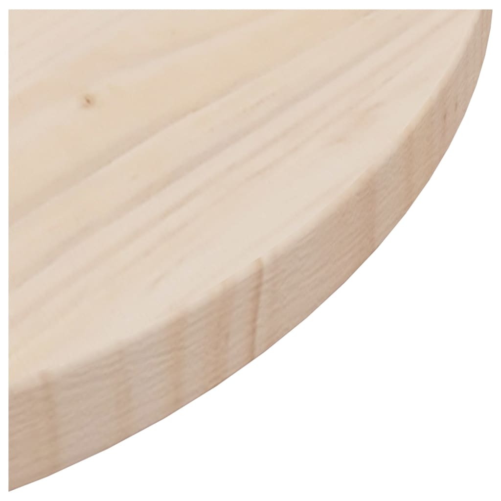 vidaXL Table Top Ø40x2.5 cm Solid Wood Pine