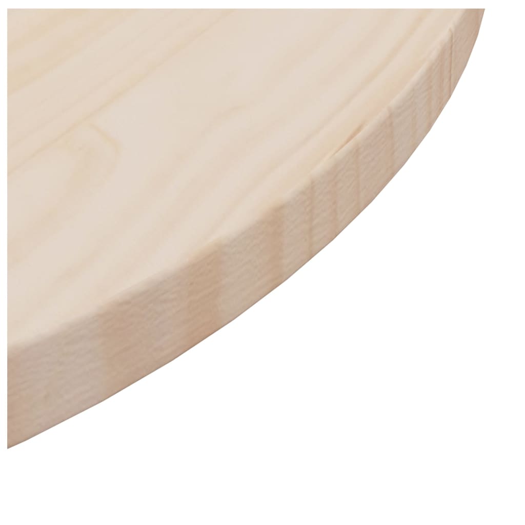 vidaXL Table Top Ø60x2.5 cm Solid Wood Pine