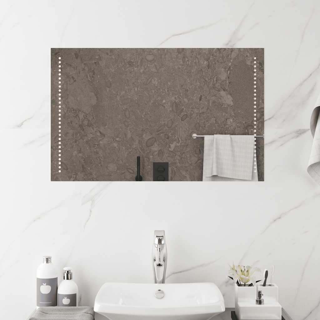 LED Bathroom Mirror 80x50 cm